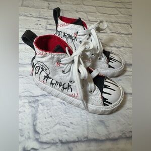 Converse Toddler High-Top sz 7 Not a Chuck Sneakers - White and Black